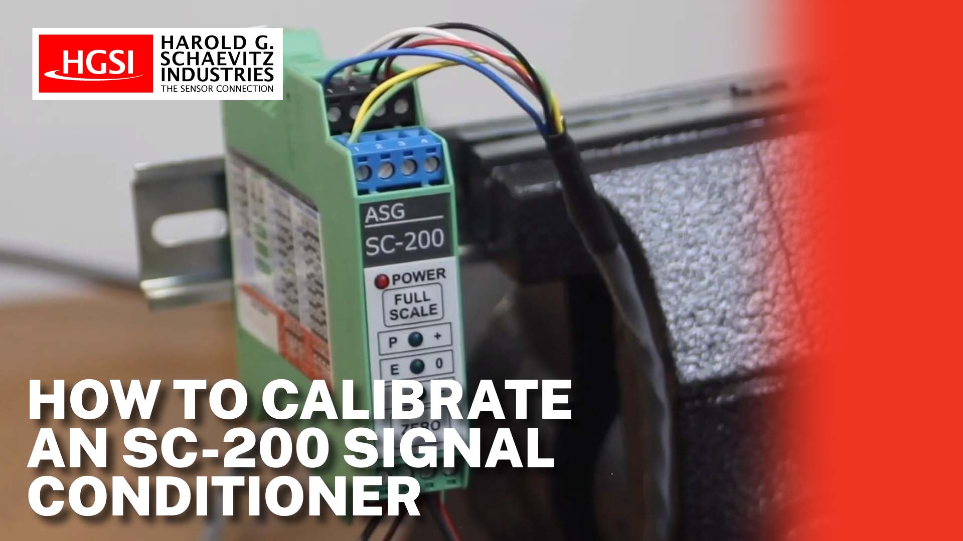 SC-200 LVDT Signal Conditioner